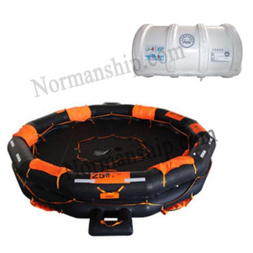 high quality 20 persons life raft open-reversible type liferaft inflatable viking life raft
